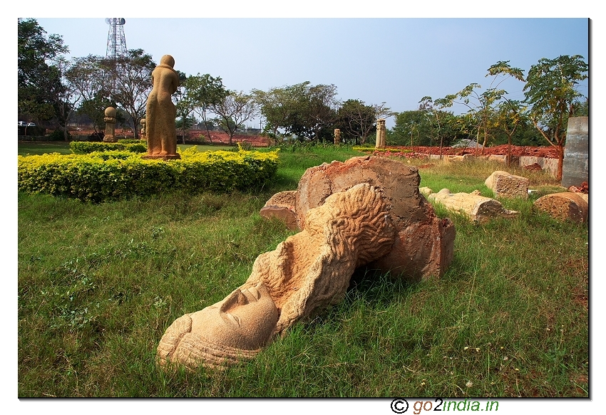Sculptures at Kailasagiri park  in Visakhapatnam