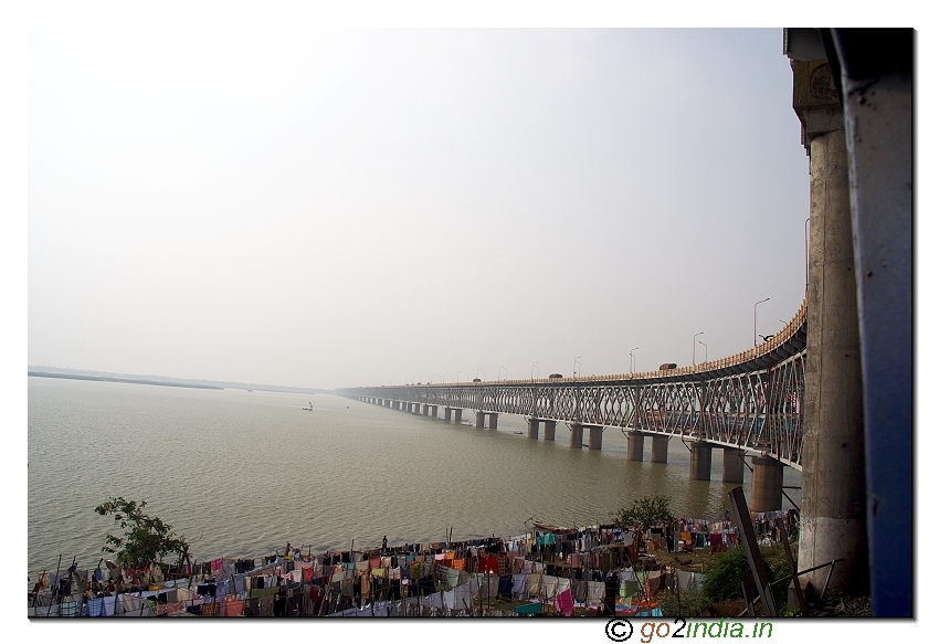Bridge on river Godavari  - one of the longest in India