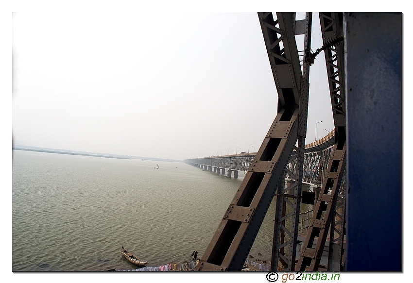 Bridge on river Godavari  - one of the longest in India