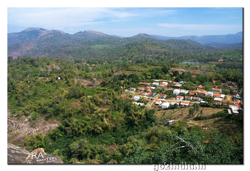 BR hills valley view from temple top in Chamarajnagar