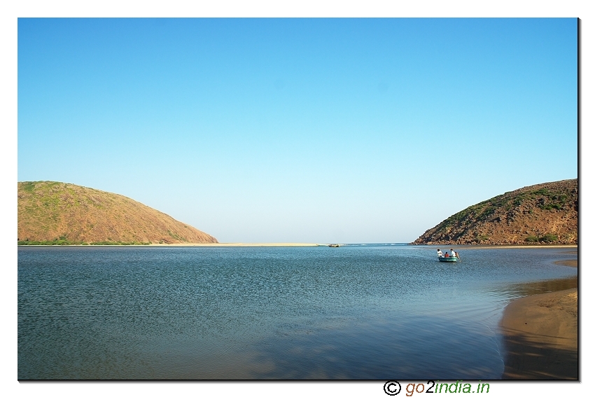 Channel connecting to Bangarammapalam Beach