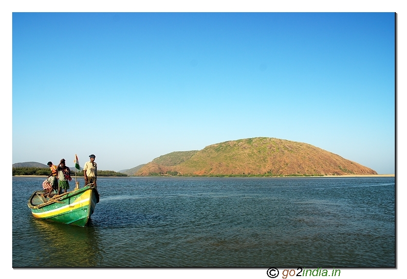 Boat at Bangarammapalam Beach