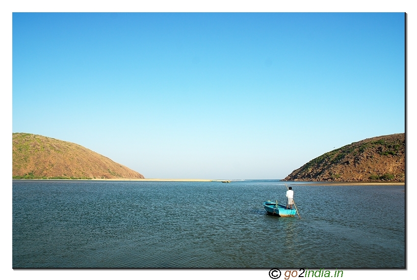 Boat at Bangarammapalam Beach