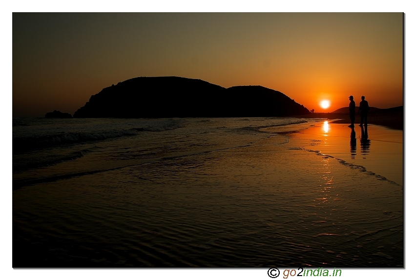 Sunset at Bangarammapalam Beach
