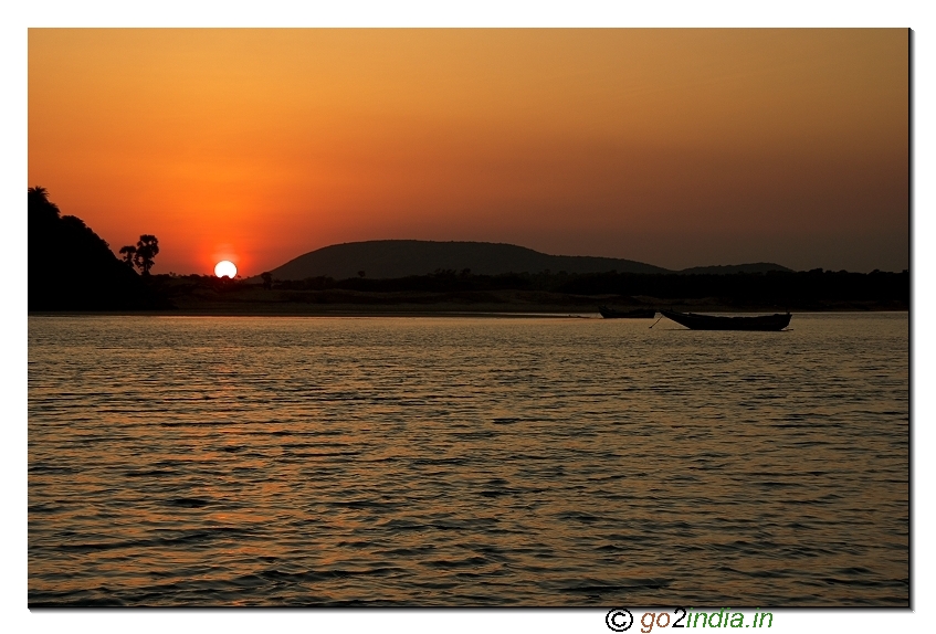 Sunset at Bangarammapalam Beach