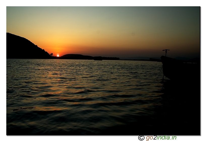 Sunset at Bangarammapalam Beach