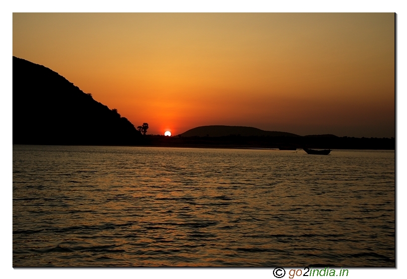 Sunset at Bangarammapalam Beach