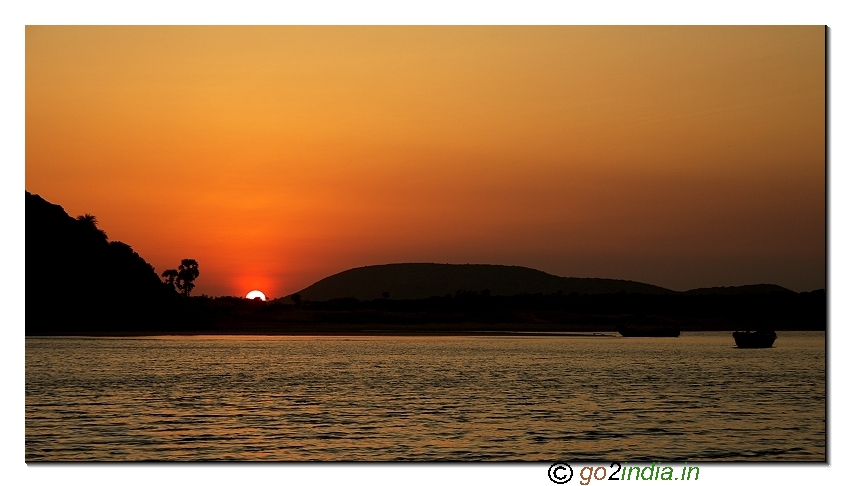 Bangarammapalem Beach  sunset