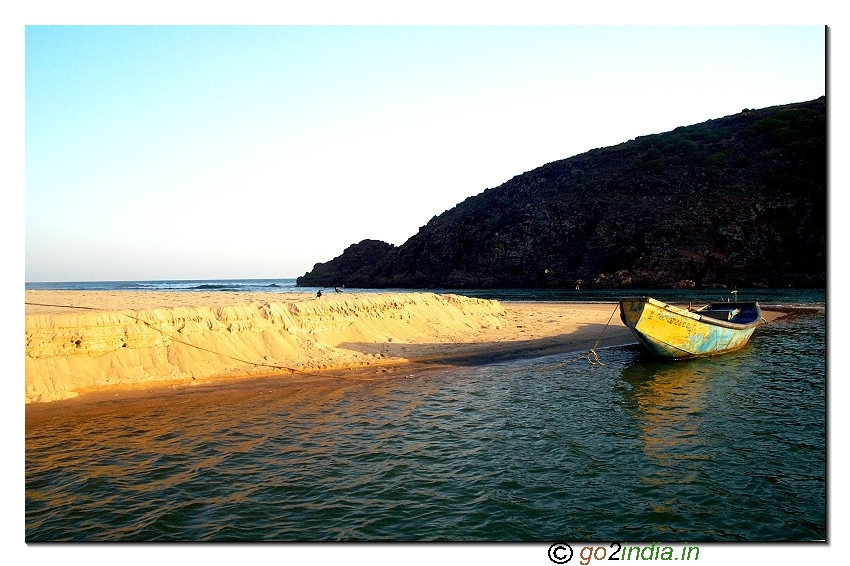 Boat at Bangarammapalam Beach