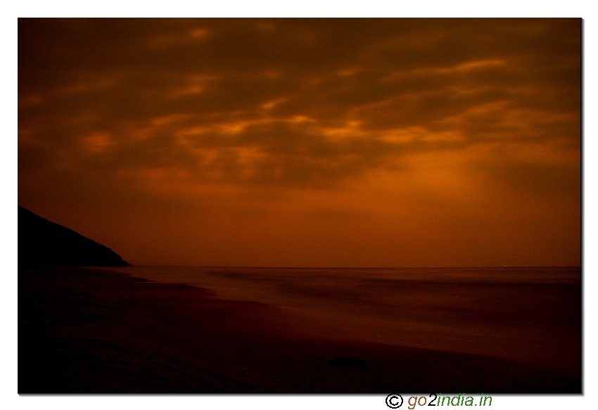night scapes at sea