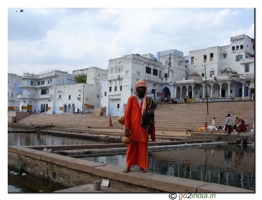 Sadhu at Puchkar Rajasthan