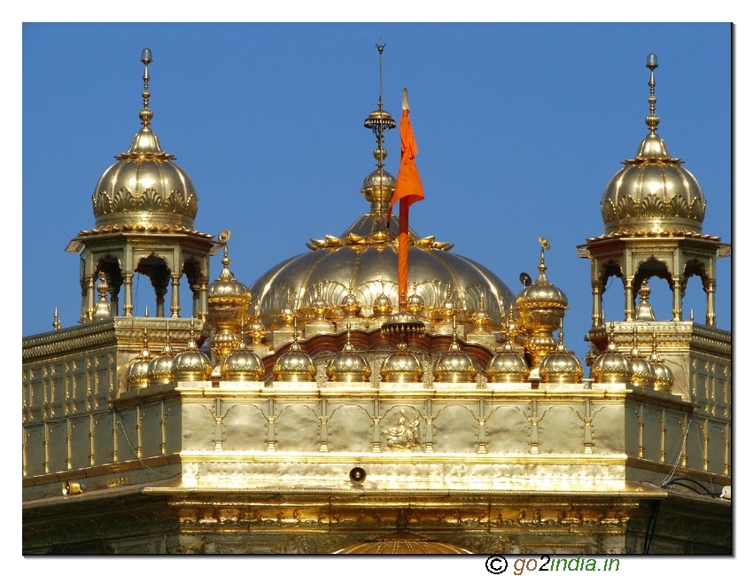 Top part of Golden temple