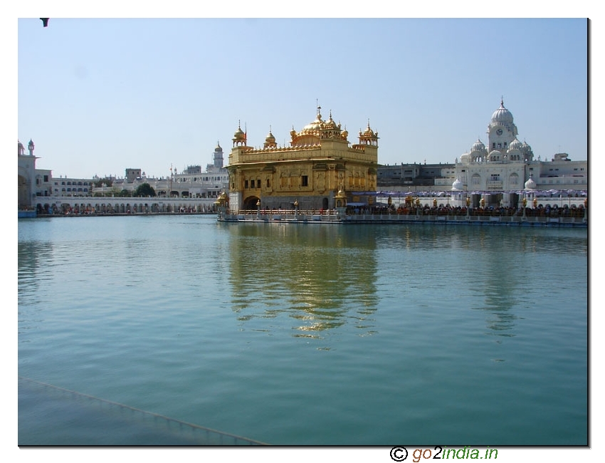 Golden temple at Amritsar 