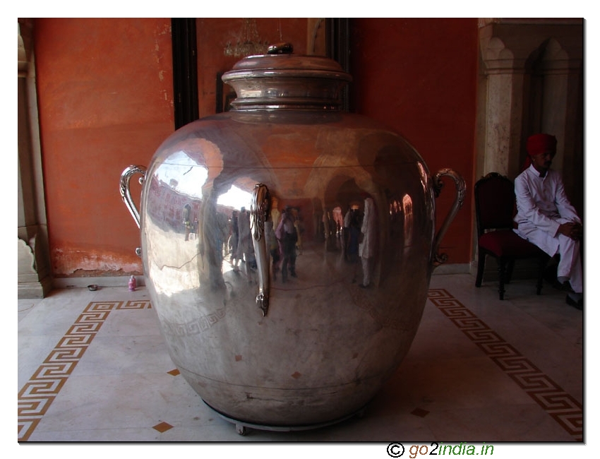 Gangajalis the largest silver object at City palace