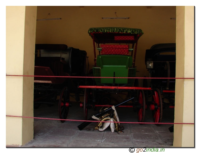 Chariots in city palace Jaipur