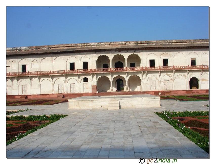 Inside Agra Fort