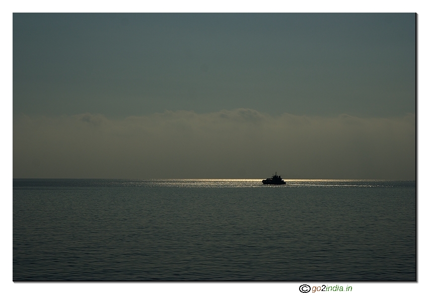 Sea view on the way to Andaman Havelock  island