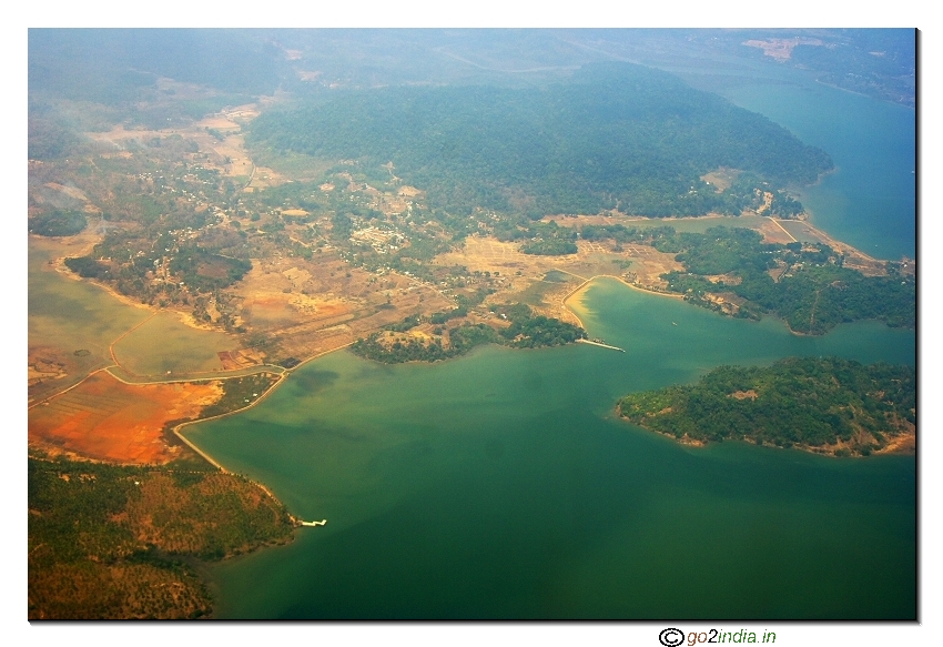 Andaman islands aerial view