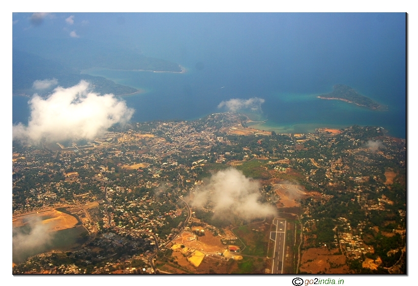 Andaman islands aerial view