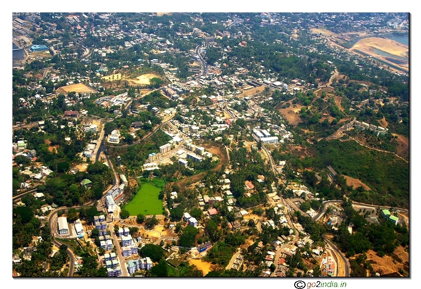 Andaman islands aerial view