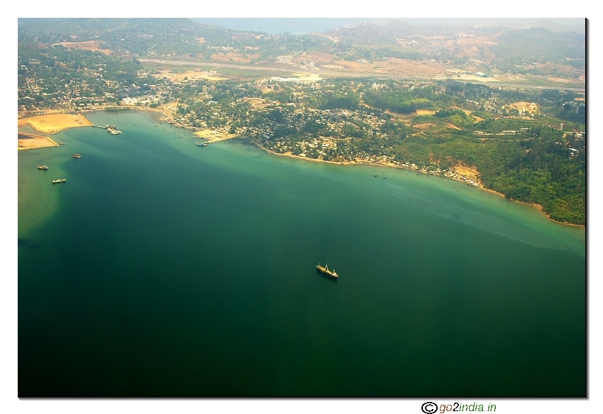 Andaman islands aerial view