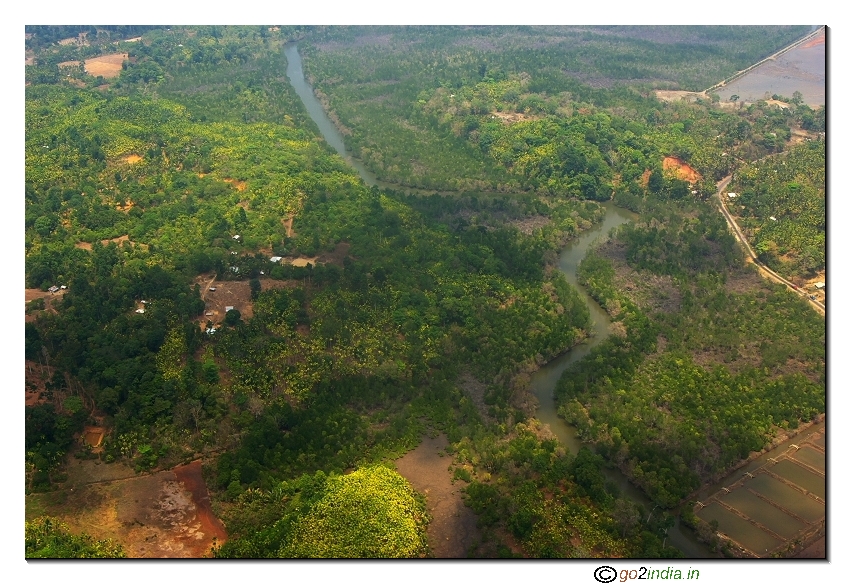 Andaman islands aerial view