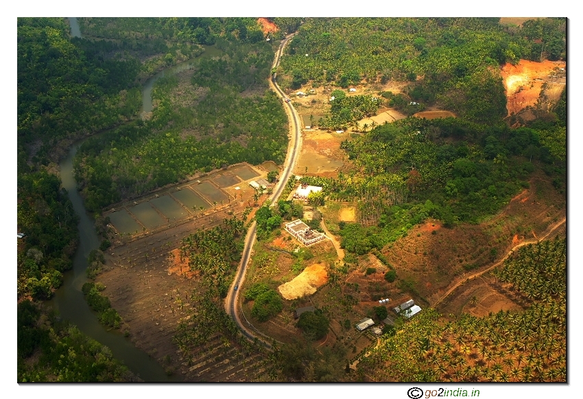 Andaman islands aerial view