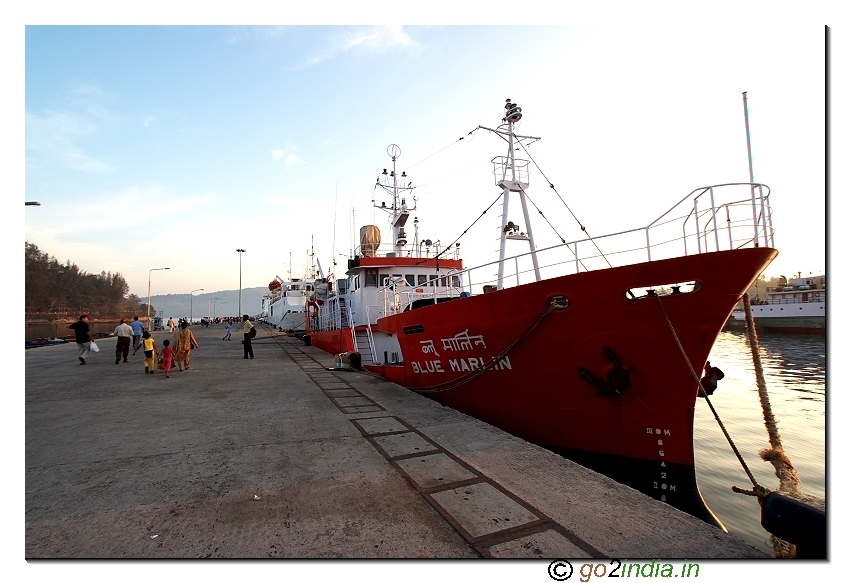 Andaman Shipping point to Havellock island at Port blair