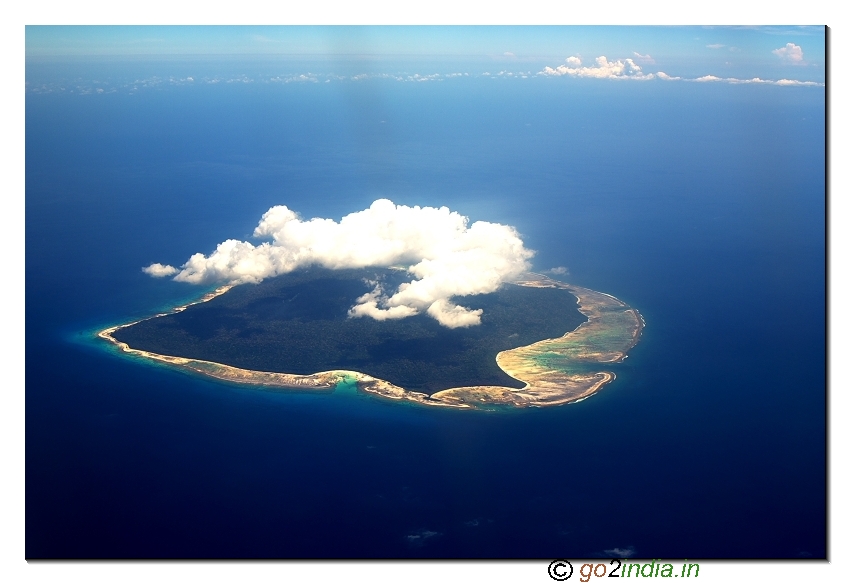 Aerial view of Andaman islands