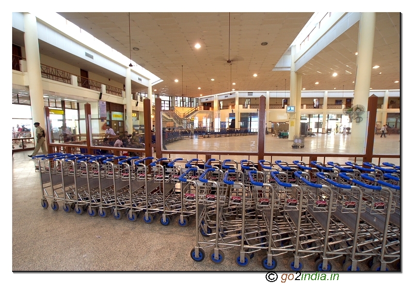 Inside view of Port blair airport in Andaman