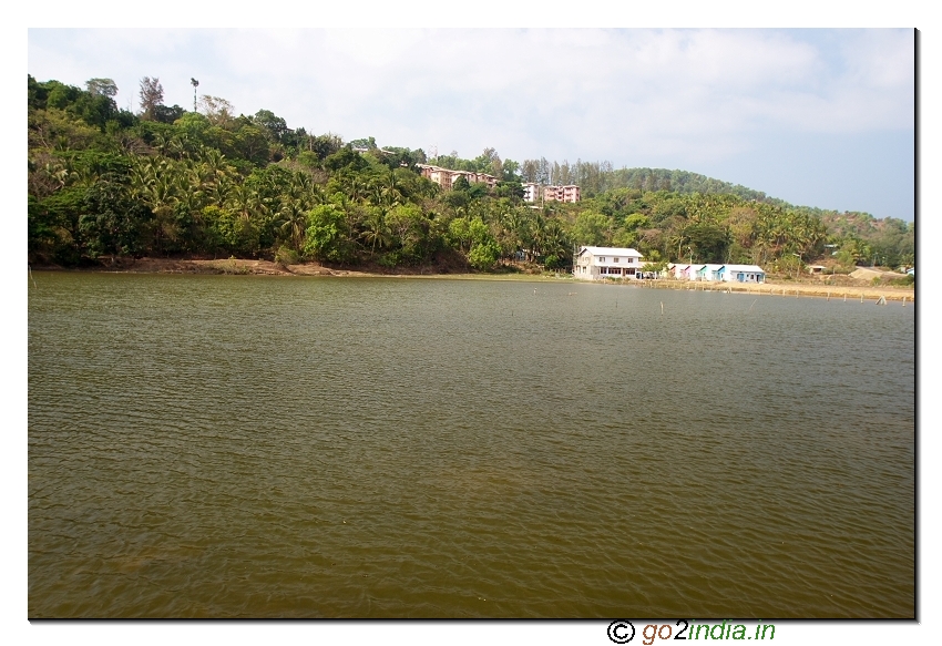 Resorts view near Corbyn's cove beach of Andaman