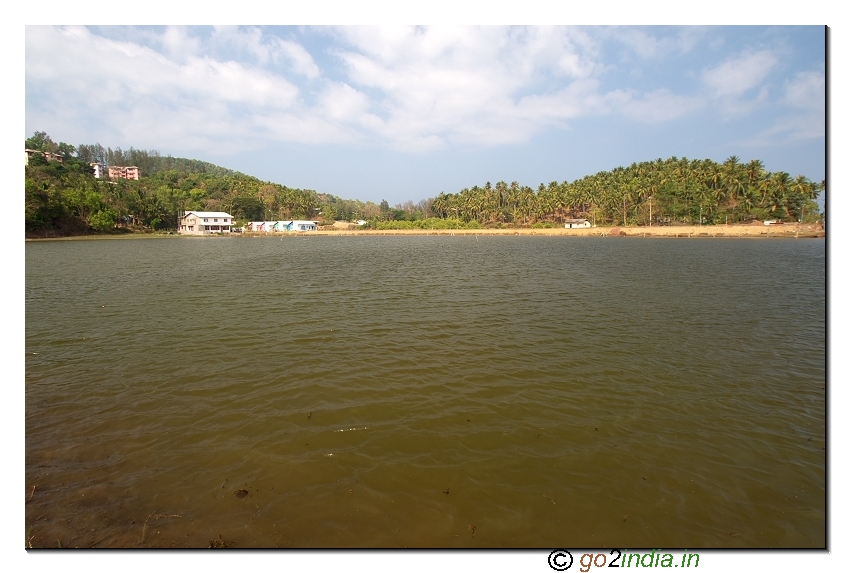 Resorts view near Corbyn's cove beach of Andaman