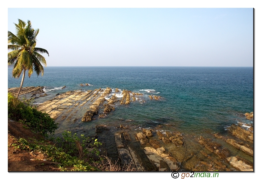 Corbyn's cove beach in Andaman islands