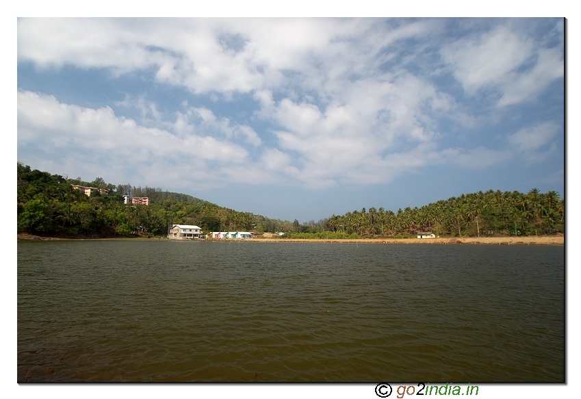 Resorts view near Corbyn's cove beach of Andaman