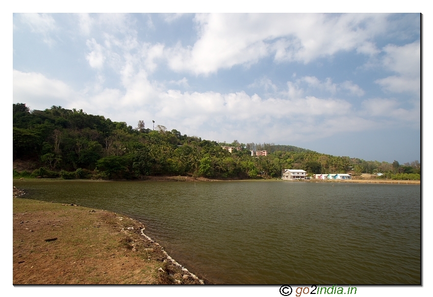 Resorts view near Corbyn's cove beach of Andaman