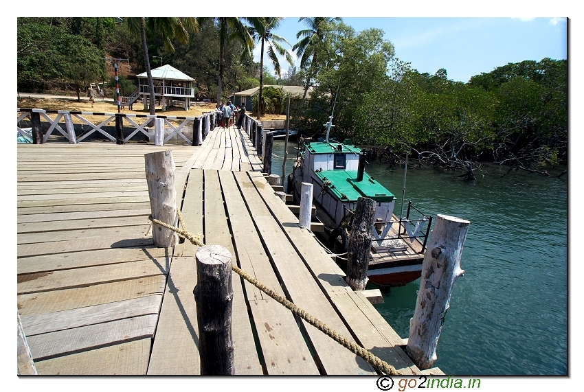 Wandoor beach shipping point to jolly buoy island of Andaman
