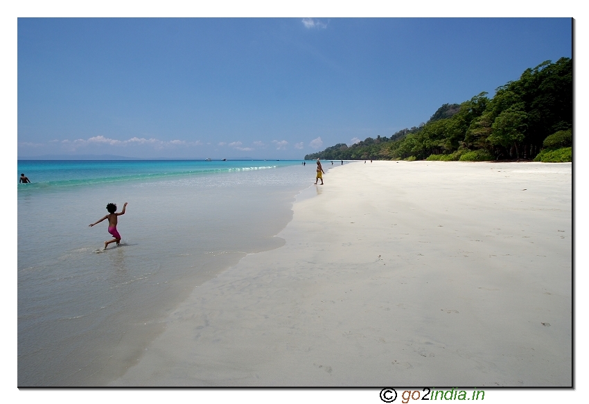 Havelock beach view in Andaman