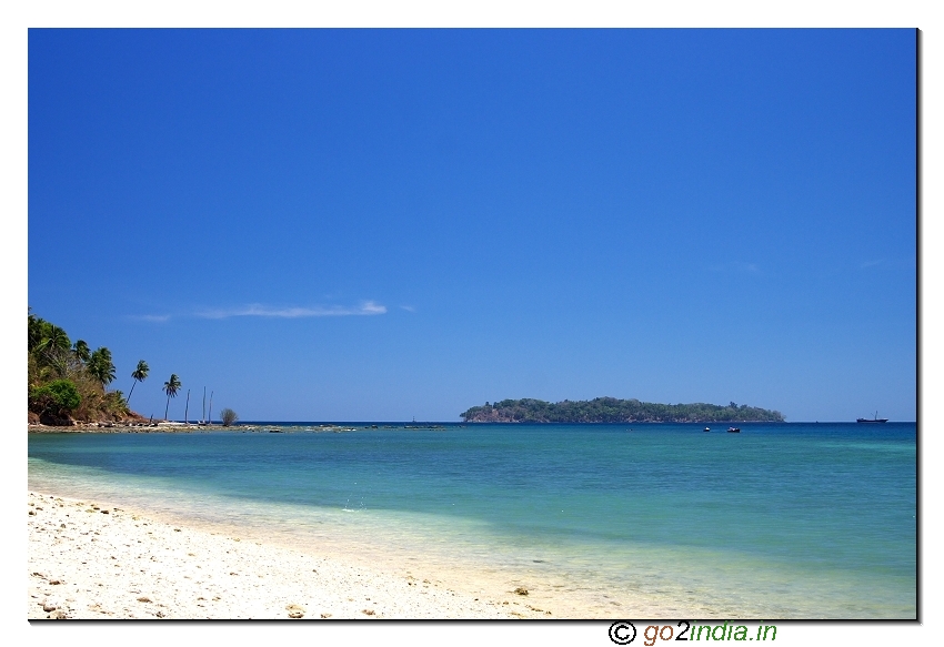Landscape at North bay island of Andaman