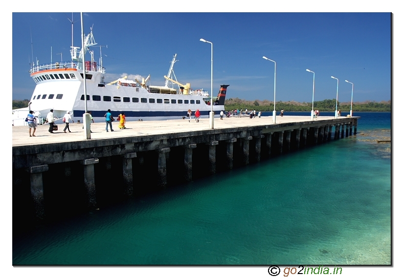 Shipping point at Havelock island
