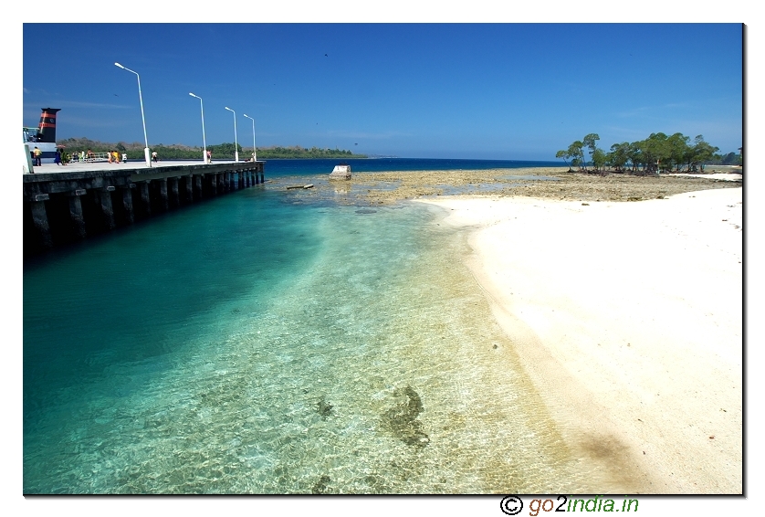 Shipping point at Havelock island