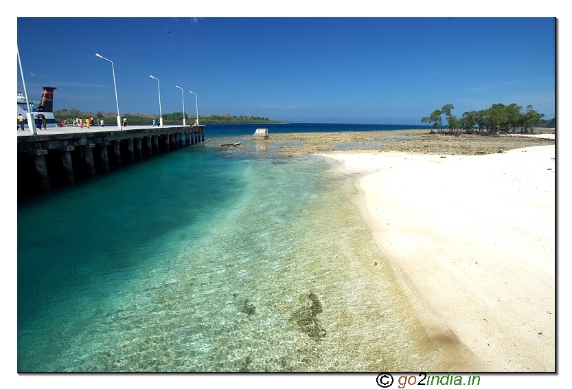 Shipping point at Havelock island