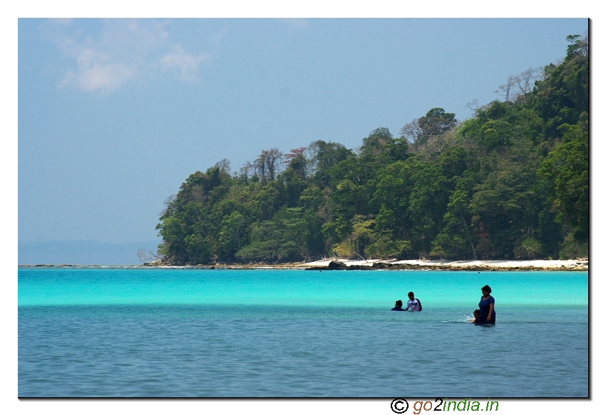 Havelock island beach view in Andaman
