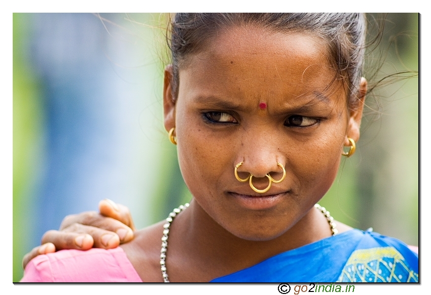 Araku valley tribal lady near Visakhapatnam