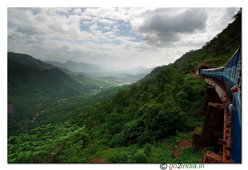 Araku Valley view from train