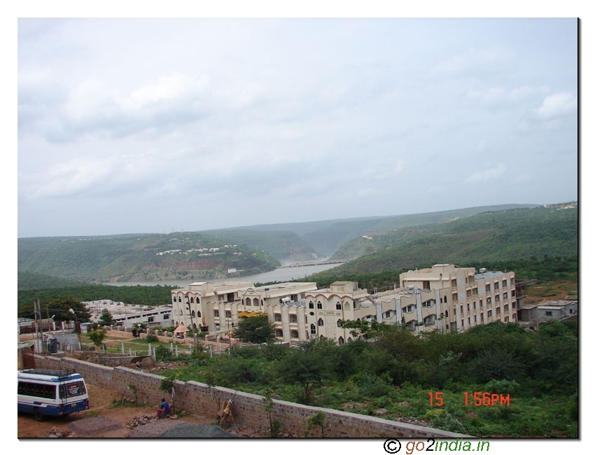Sriselam dam from town