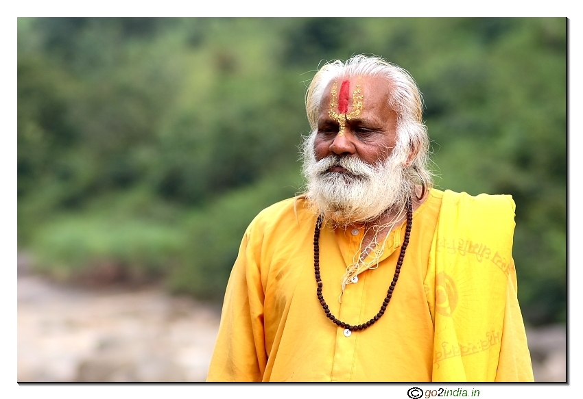 Sadhu at Dumbriguda Chaaparai of Araku valley