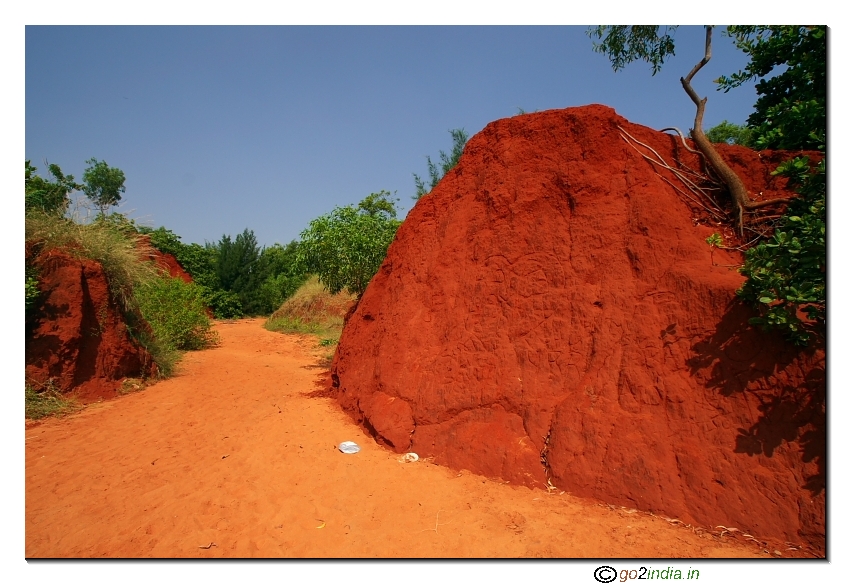 Erra matti dibbalu picnic spot near Rishikonda, Visakhapatnam, Andhrapradesh