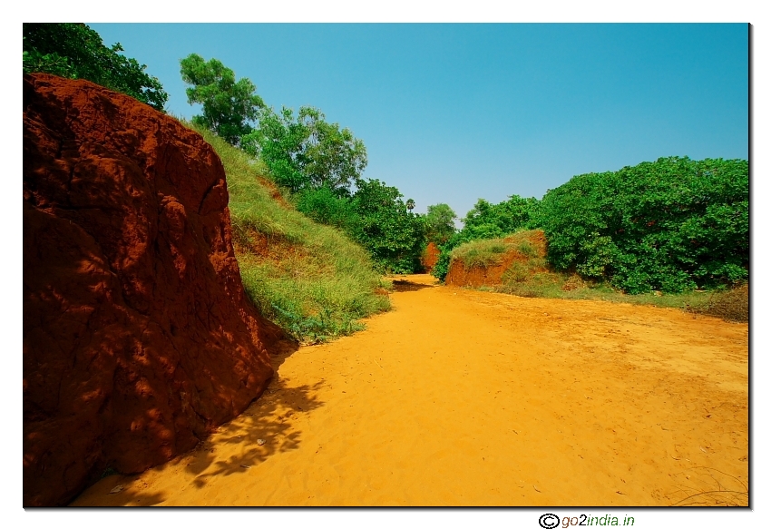 picnic spot erra matti dibbalu rishi konda vizag andhra pradesh