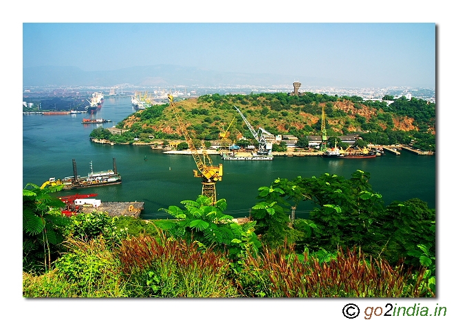 Visakhapatnam Dolphin Hill view