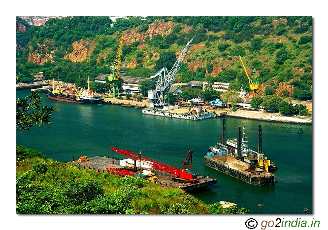 Visakhapatnam Dolphin Hill view